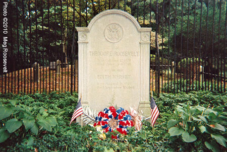 The grave of Theodore and Edith Kermit Roosevelt